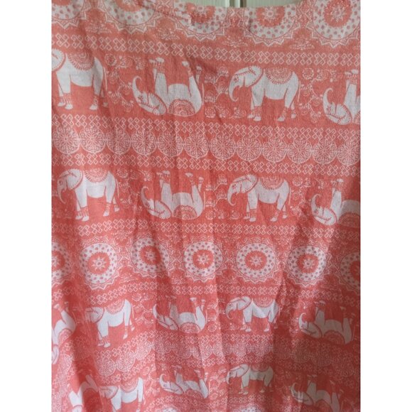 Rue21 Elephant Graphic Tank Top Sleeveless Boho Festival Casual Women’s Size L - Picture 6 of 7